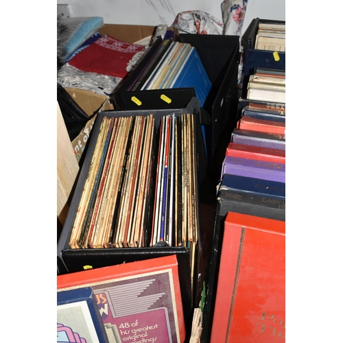 431 - FOUR BOXES OF LPS, to include sixteen Readers Digest sets, classical, easy listening, world of music... 