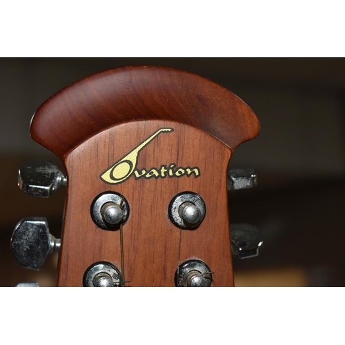 486 - OVATION CELEBRITY DELUXE ELECTRO-ACOUSTIC 12 STRING GUITAR, model no. CC265, made in Korea, back and... 