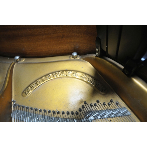 1200 - STEINWAY AND SONS, AN EBONISED OVERSTRUNG MODEL C 7FT5 SEMI-CONCERT GRAND PIANO, circa 1975, serial ... 