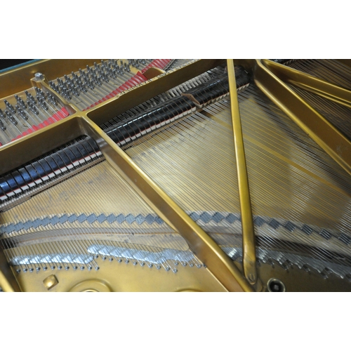 1200 - STEINWAY AND SONS, AN EBONISED OVERSTRUNG MODEL C 7FT5 SEMI-CONCERT GRAND PIANO, circa 1975, serial ... 