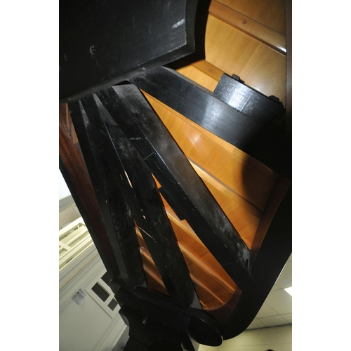 1200 - STEINWAY AND SONS, AN EBONISED OVERSTRUNG MODEL C 7FT5 SEMI-CONCERT GRAND PIANO, circa 1975, serial ... 