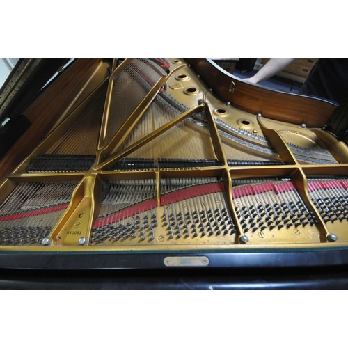 1200 - STEINWAY AND SONS, AN EBONISED OVERSTRUNG MODEL C 7FT5 SEMI-CONCERT GRAND PIANO, circa 1975, serial ... 