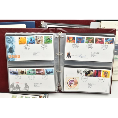 163 - AN AMOUNT OF ROYAL MAIL FIRST DAY COVERS, to include 1980s, 1990s large type covers, The history of ... 