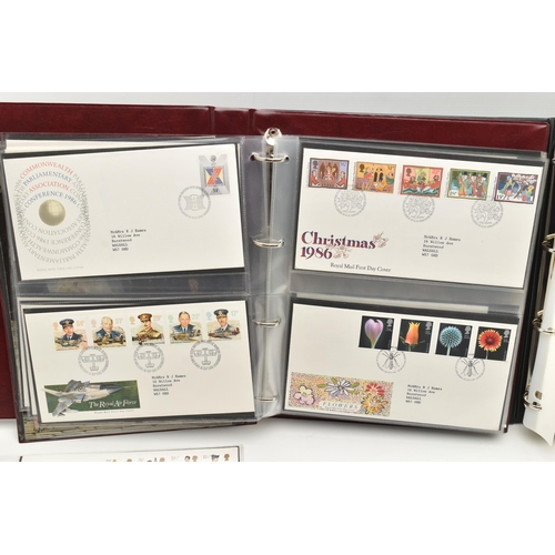 163 - AN AMOUNT OF ROYAL MAIL FIRST DAY COVERS, to include 1980s, 1990s large type covers, The history of ... 