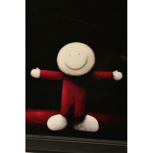 305 - DOUG HYDE (BRITISH 1972) 'KEEP SMILING', a limited edition illuminated print, depicting a smiling fi... 