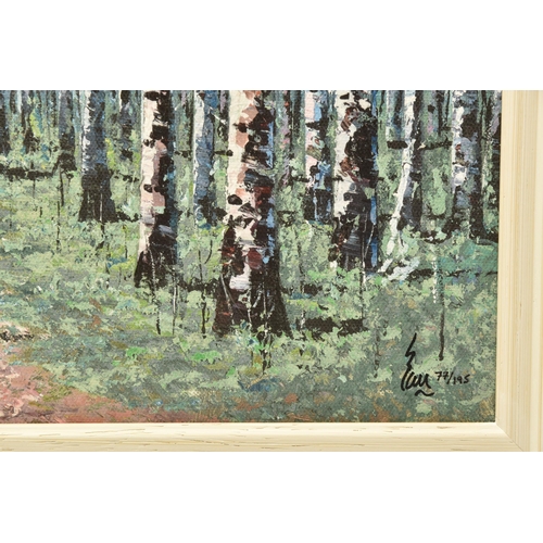 307 - INAM (PAKISTAN/AMERICA CONTEMPORARY) 'INTO THE FOREST', a limited edition print on board depicting a... 