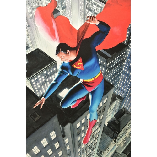 312 - ALEX ROSS FOR DC COMICS (AMERICAN CONTEMPORARY) 'SUPERMAN TWENTIETH CENTURY' signed limited edition ... 