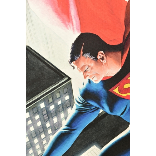 312 - ALEX ROSS FOR DC COMICS (AMERICAN CONTEMPORARY) 'SUPERMAN TWENTIETH CENTURY' signed limited edition ... 