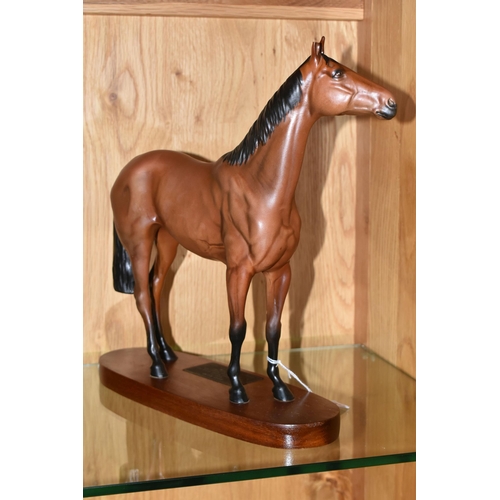 318 - TWO BESWICK CONNOISSEUR MODELS, comprising 'Red Rum' the Aintree Grand National winner 1973 and 1974... 