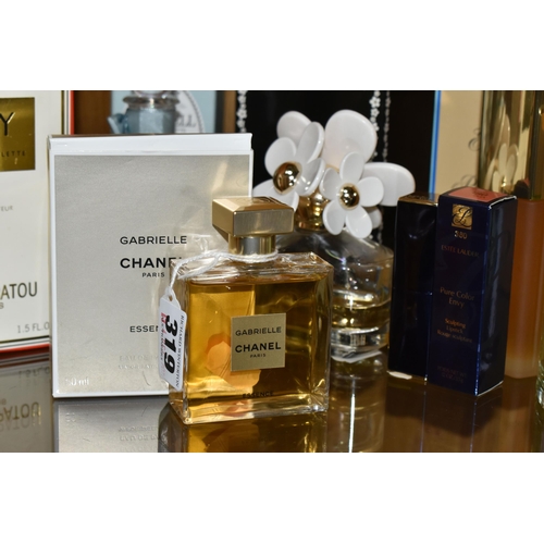 319 - A COLLECTION OF CHANEL AND OTHER PERFUMES, comprising a boxed unused 50ml bottle of Chanel 'Gabriell... 