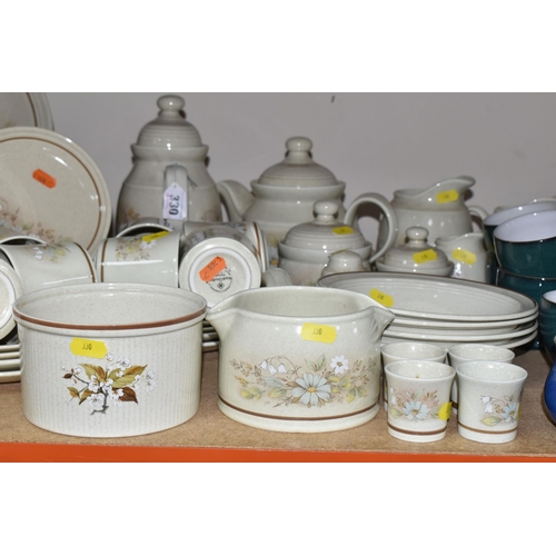 330 - A COLLECTION OF DINNERWARE, comprising of Royal Doulton 'Florinda' L.S 1042, 1970s coffee pot, teapo... 