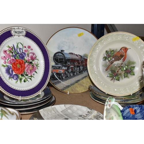 333 - A COLLECTION OF COLLECTORS PLATES, to include an Aynsley plate 'The 1986 Chelsea Flower Show', Edwar... 