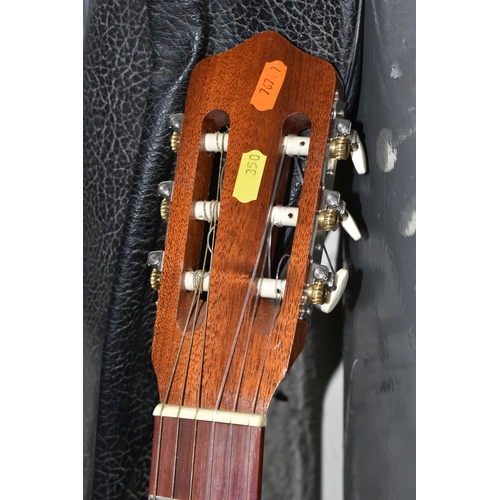 350 - AN ACOUSTIC GUITAR, with a soft faux leather case, comprising a BM Classico guitar made in Spain (1 ... 