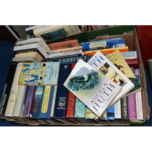 393 - NINE BOXES OF BOOKS to include two boxes of gardening and botanic books comprising titles related to... 