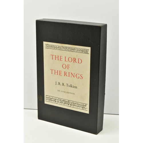 398 - TOLKIEN; J.R.R. The Lord Of The Rings, De Luxe Edition, Ninth Impression, pub. George Allen & Unwin ... 