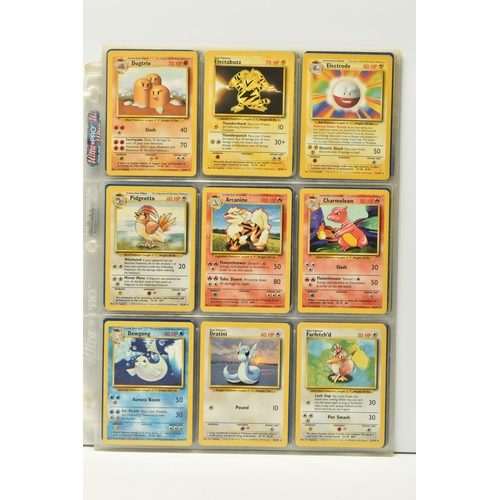 412 - COMPLETE POKEMON BASE SET, card condition varies drastically