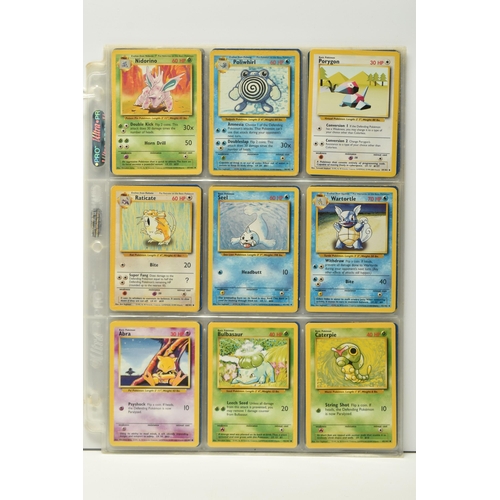 412 - COMPLETE POKEMON BASE SET, card condition varies drastically