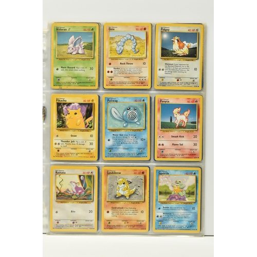 412 - COMPLETE POKEMON BASE SET, card condition varies drastically