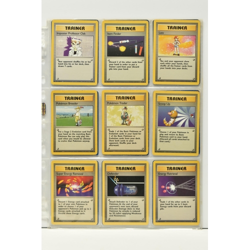 412 - COMPLETE POKEMON BASE SET, card condition varies drastically