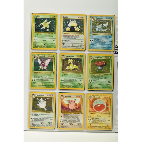 414 - COMPLETE POKEMON JUNGLE SET, card condition varies drastically