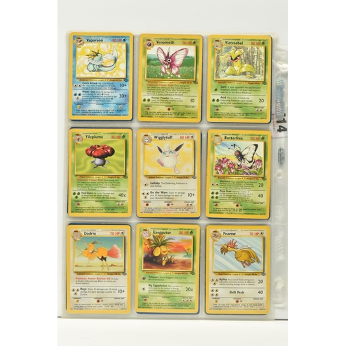 414 - COMPLETE POKEMON JUNGLE SET, card condition varies drastically