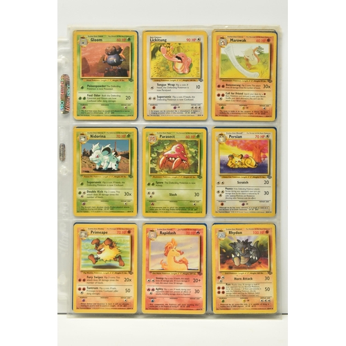 414 - COMPLETE POKEMON JUNGLE SET, card condition varies drastically