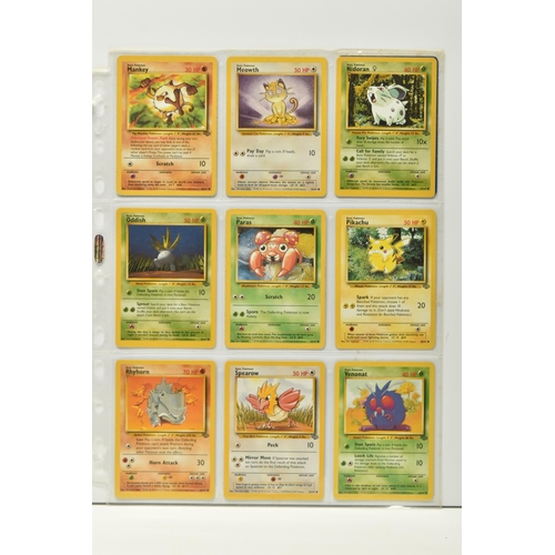 414 - COMPLETE POKEMON JUNGLE SET, card condition varies drastically