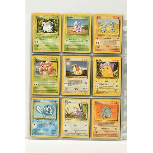 418 - NEAR COMPLETE POKEMON BASE SET 2, only missing Chansey 3/130 and Charizard 4/130, card condition ran... 