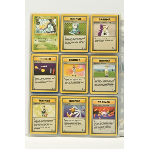 418 - NEAR COMPLETE POKEMON BASE SET 2, only missing Chansey 3/130 and Charizard 4/130, card condition ran... 