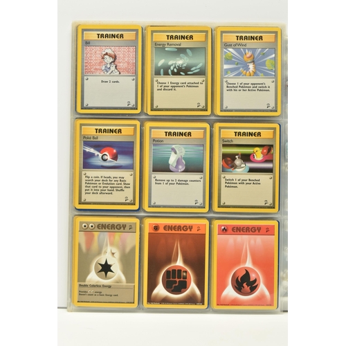 418 - NEAR COMPLETE POKEMON BASE SET 2, only missing Chansey 3/130 and Charizard 4/130, card condition ran... 