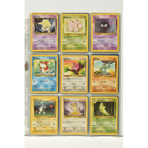 418 - NEAR COMPLETE POKEMON BASE SET 2, only missing Chansey 3/130 and Charizard 4/130, card condition ran... 