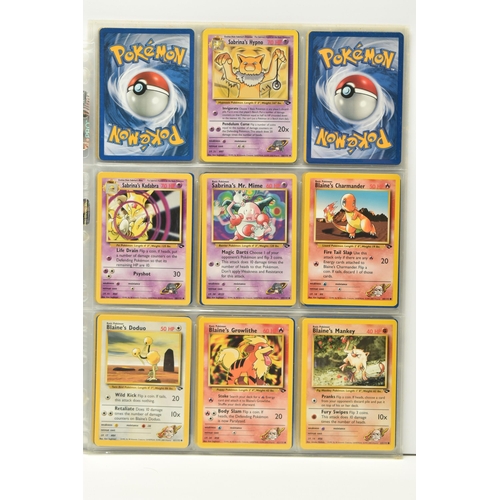 422 - COLLECTION OF POKEMON GYM HEROES AND GYM CHALLENGE CARDS, includes ten Gym Heroes holos and four Gym... 