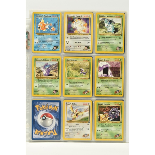 422 - COLLECTION OF POKEMON GYM HEROES AND GYM CHALLENGE CARDS, includes ten Gym Heroes holos and four Gym... 