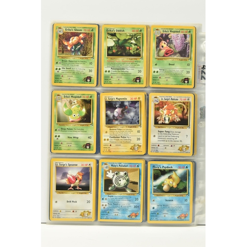 422 - COLLECTION OF POKEMON GYM HEROES AND GYM CHALLENGE CARDS, includes ten Gym Heroes holos and four Gym... 