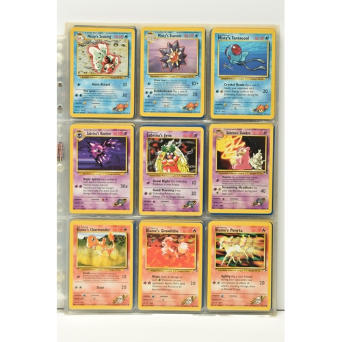 422 - COLLECTION OF POKEMON GYM HEROES AND GYM CHALLENGE CARDS, includes ten Gym Heroes holos and four Gym... 