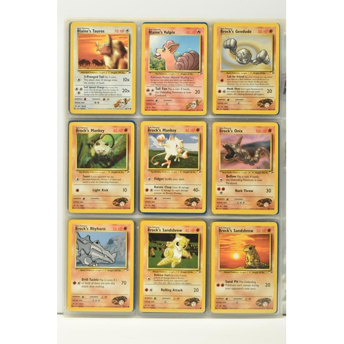 422 - COLLECTION OF POKEMON GYM HEROES AND GYM CHALLENGE CARDS, includes ten Gym Heroes holos and four Gym... 