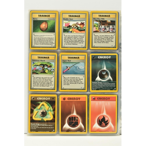 423 - COLLECTION OF POKEMON NEO GENESIS CARDS, includes seven holos and numerous first editions which incl... 