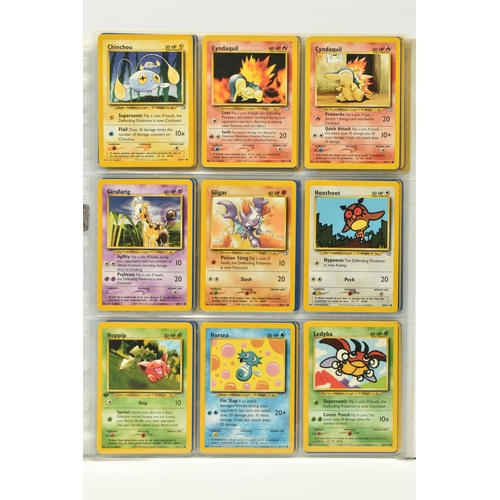 423 - COLLECTION OF POKEMON NEO GENESIS CARDS, includes seven holos and numerous first editions which incl... 