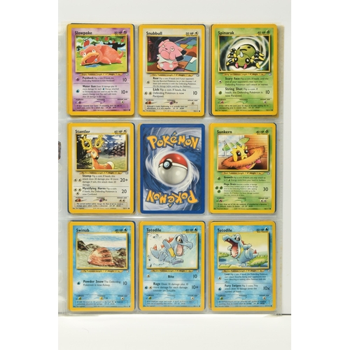 423 - COLLECTION OF POKEMON NEO GENESIS CARDS, includes seven holos and numerous first editions which incl... 