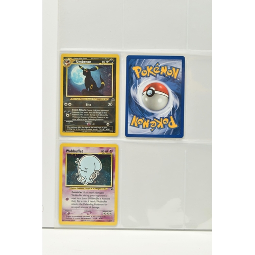 425 - COLLECTION OF POKEMON NEO DISCOVERY CARDS, includes three holos including Umbreon 13/75, card condit... 