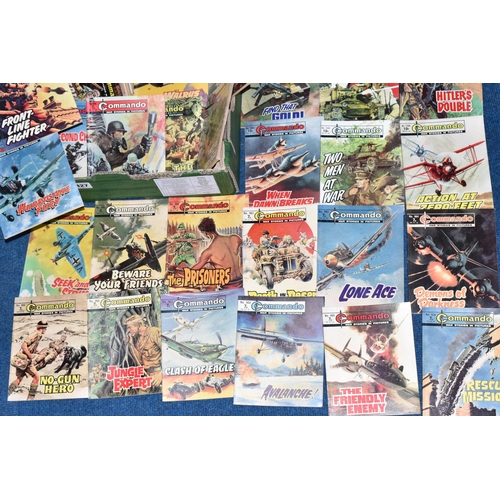 427 - ONE BOX CONTAINING 161 COMMANDO Magazines including a complete run of issues 1200 - 1331