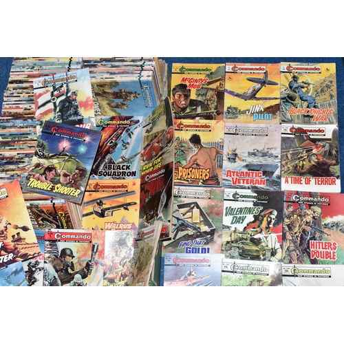 427 - ONE BOX CONTAINING 161 COMMANDO Magazines including a complete run of issues 1200 - 1331