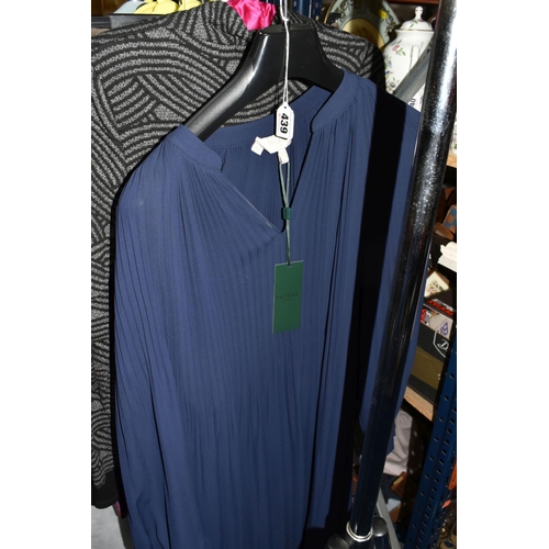 439 - A GROUP OF LADIES' CLOTHING, to include a Hobbs Emilia Dress in French Blue as new with tags attache... 