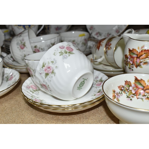 441 - A GROUP OF CERAMIC TEA WARES comprising a Royal Albert Memory Lane coffee service to include a coffe... 