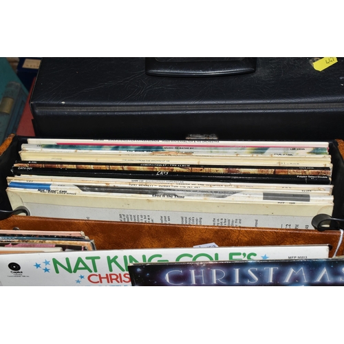 447 - ONE BOX AND SIX CASES OF VARIOUS LPs to include a case of assorted Christmas compilations to include... 