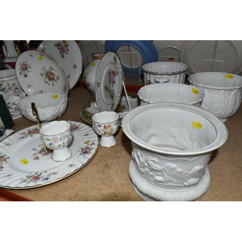 448 - A GROUP OF CERAMICS to include a group of Portmeirion items comprising a Botanic Garden lidded turee... 