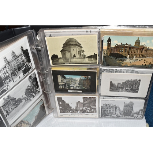 467 - ONE ALBUM OF POSTCARDS containing approximately 304 early and mid-20th century Postcards of landmark... 