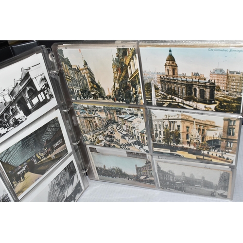 467 - ONE ALBUM OF POSTCARDS containing approximately 304 early and mid-20th century Postcards of landmark... 