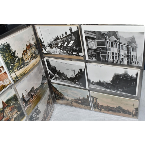 467 - ONE ALBUM OF POSTCARDS containing approximately 304 early and mid-20th century Postcards of landmark... 