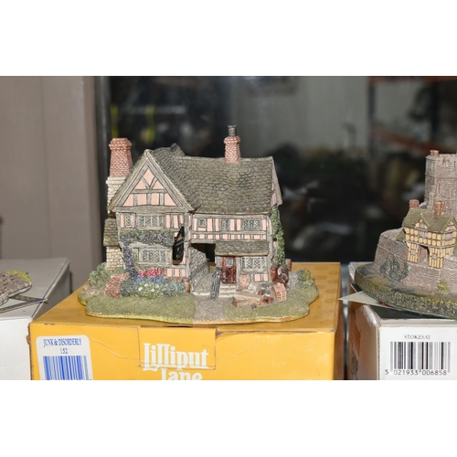 506 - A COLLECTION OF TWENTY-THREE LILLIPUT LANE SCULPTURES, to include English collection North, The Choc... 